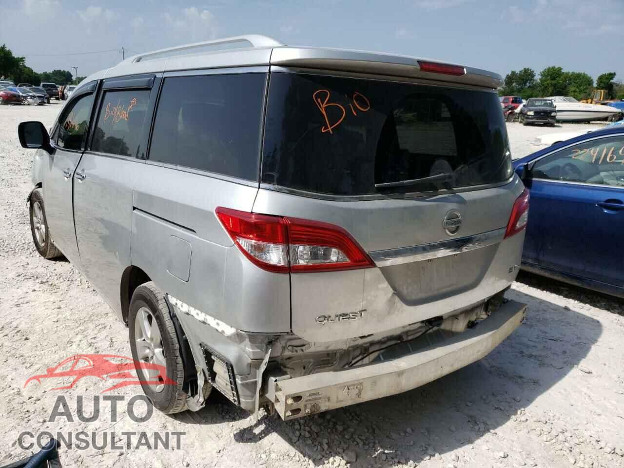 NISSAN QUEST 2017 - JN8AE2KP9H9170056