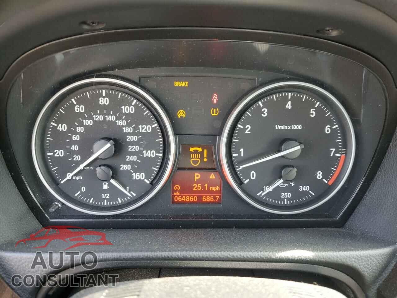 BMW 3 SERIES 2011 - WBADW7C59BE542930