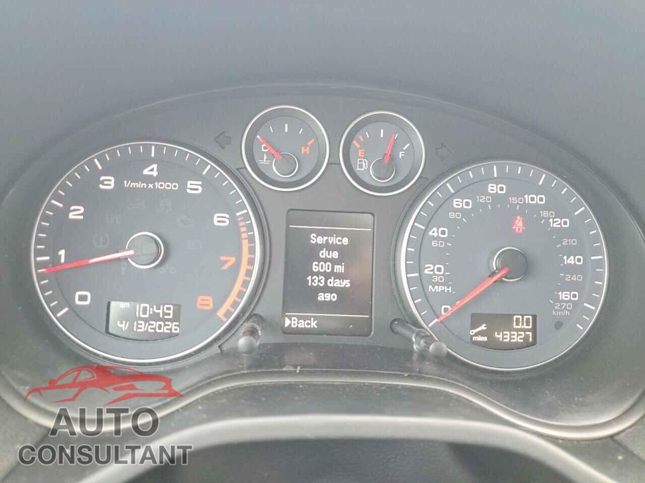 AUDI A3 2011 - WAUMFAFM8BA136564
