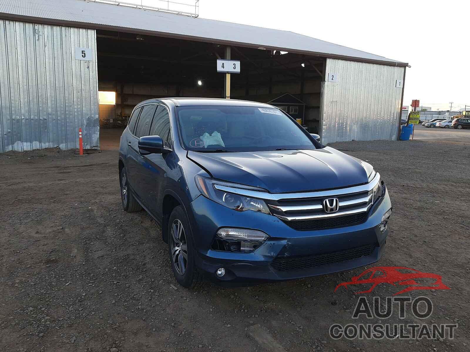 HONDA PILOT 2017 - 5FNYF5H39HB017857