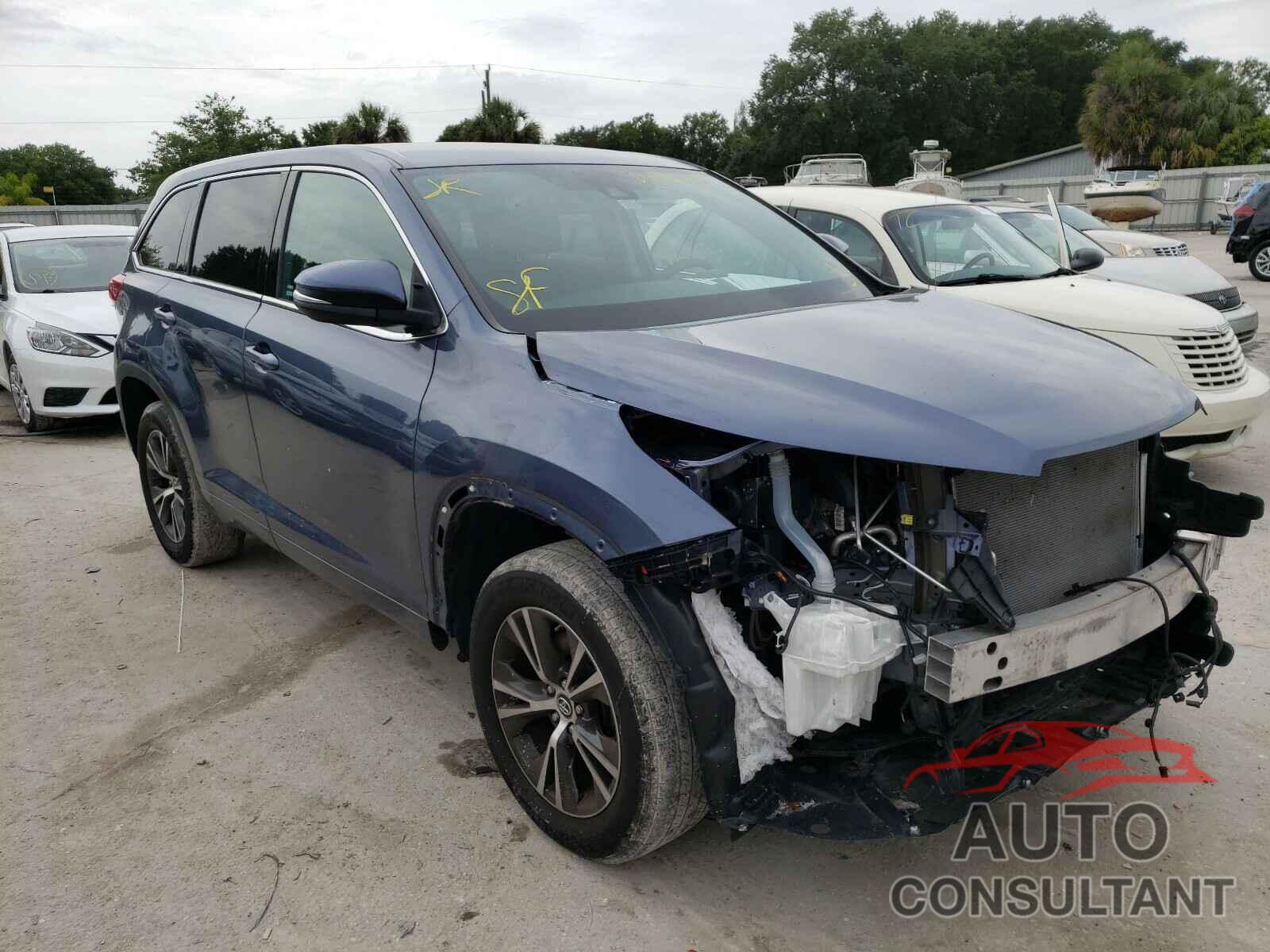 TOYOTA HIGHLANDER 2018 - 5TDZZRFH7JS263843