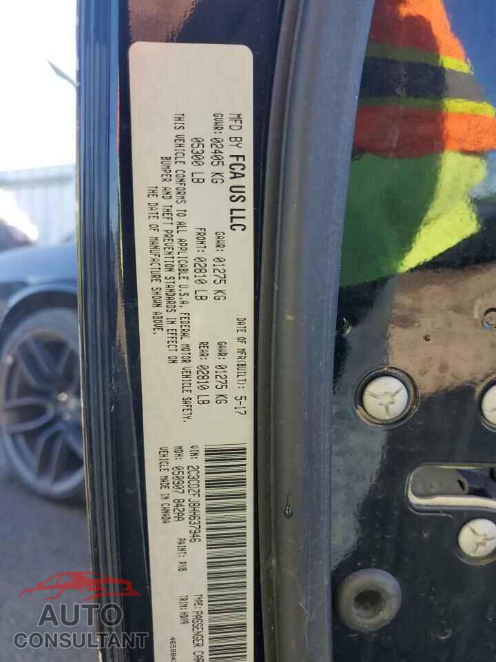 DODGE CHALLENGER 2017 - 2C3CDZFJ8HH637946