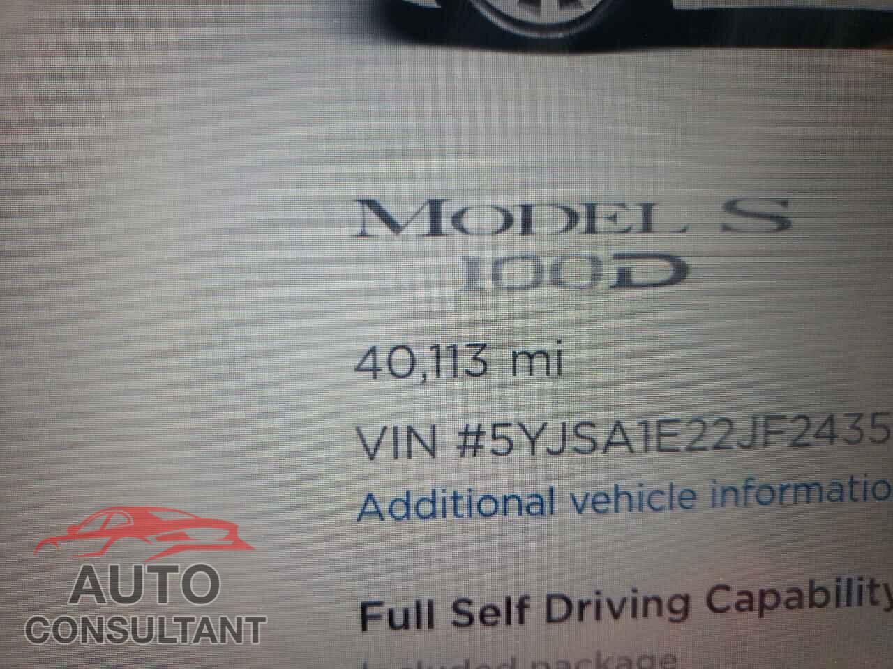 TESLA MODEL S 2018 - 5YJSA1E22JF243558