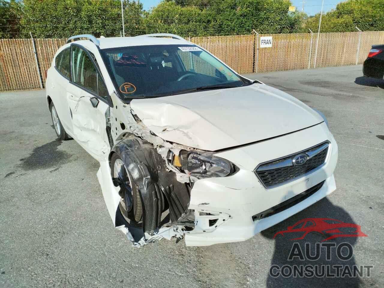 SUBARU IMPREZA 2017 - 4S3GTAB61H3715733