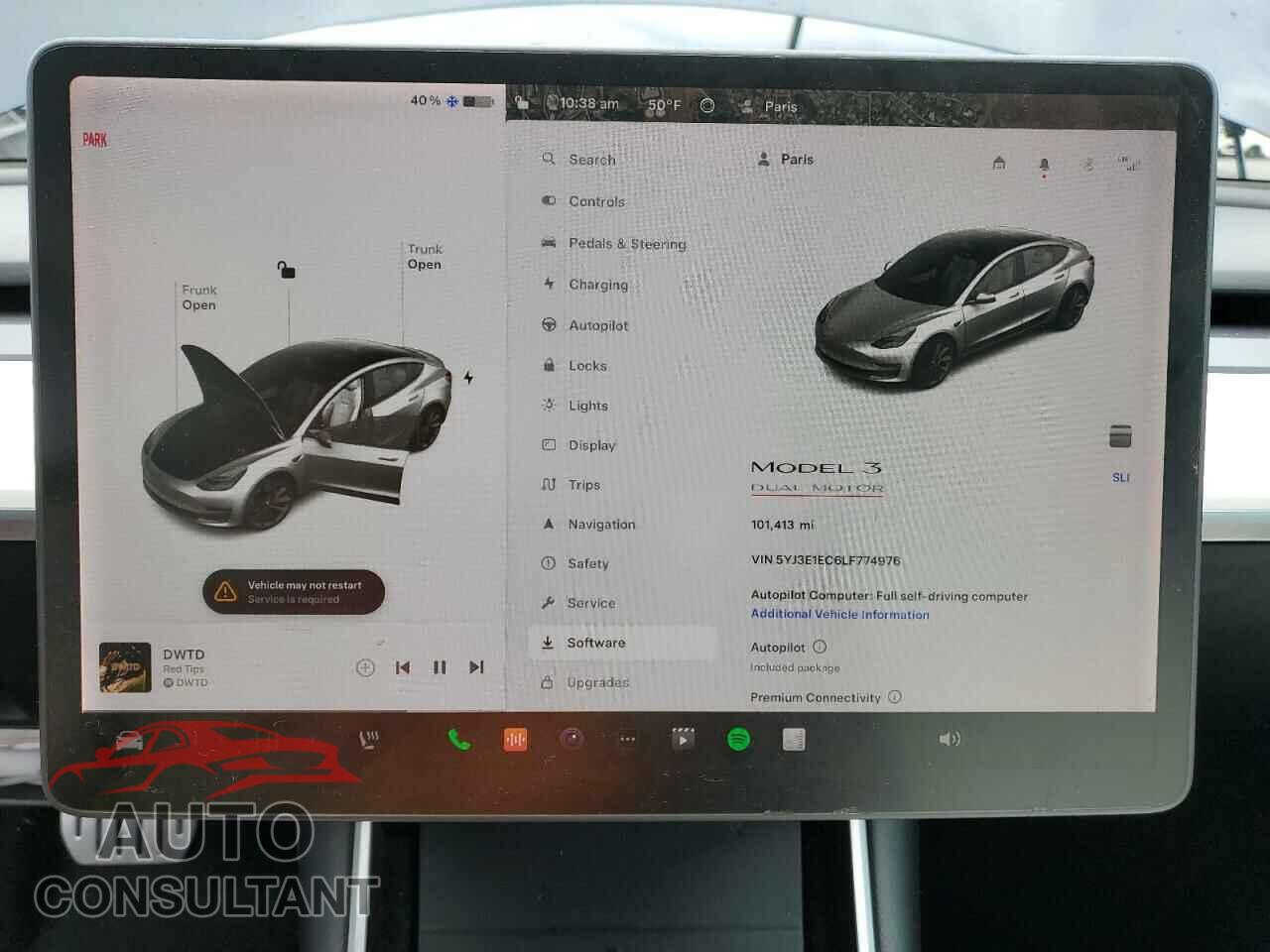 TESLA MODEL 3 2020 - 5YJ3E1EC6LF774976
