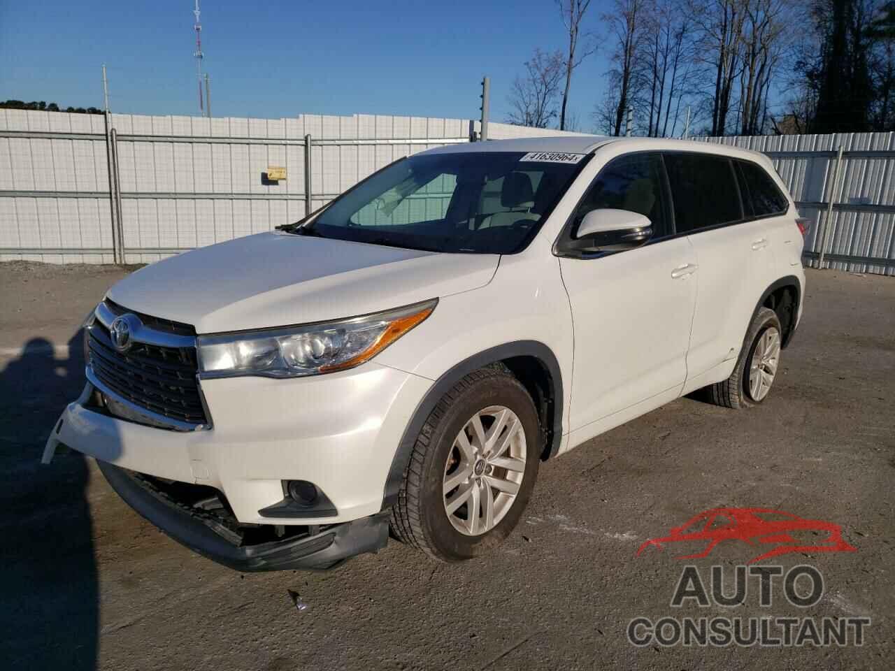 TOYOTA HIGHLANDER 2016 - 5TDZKRFH1GS175335