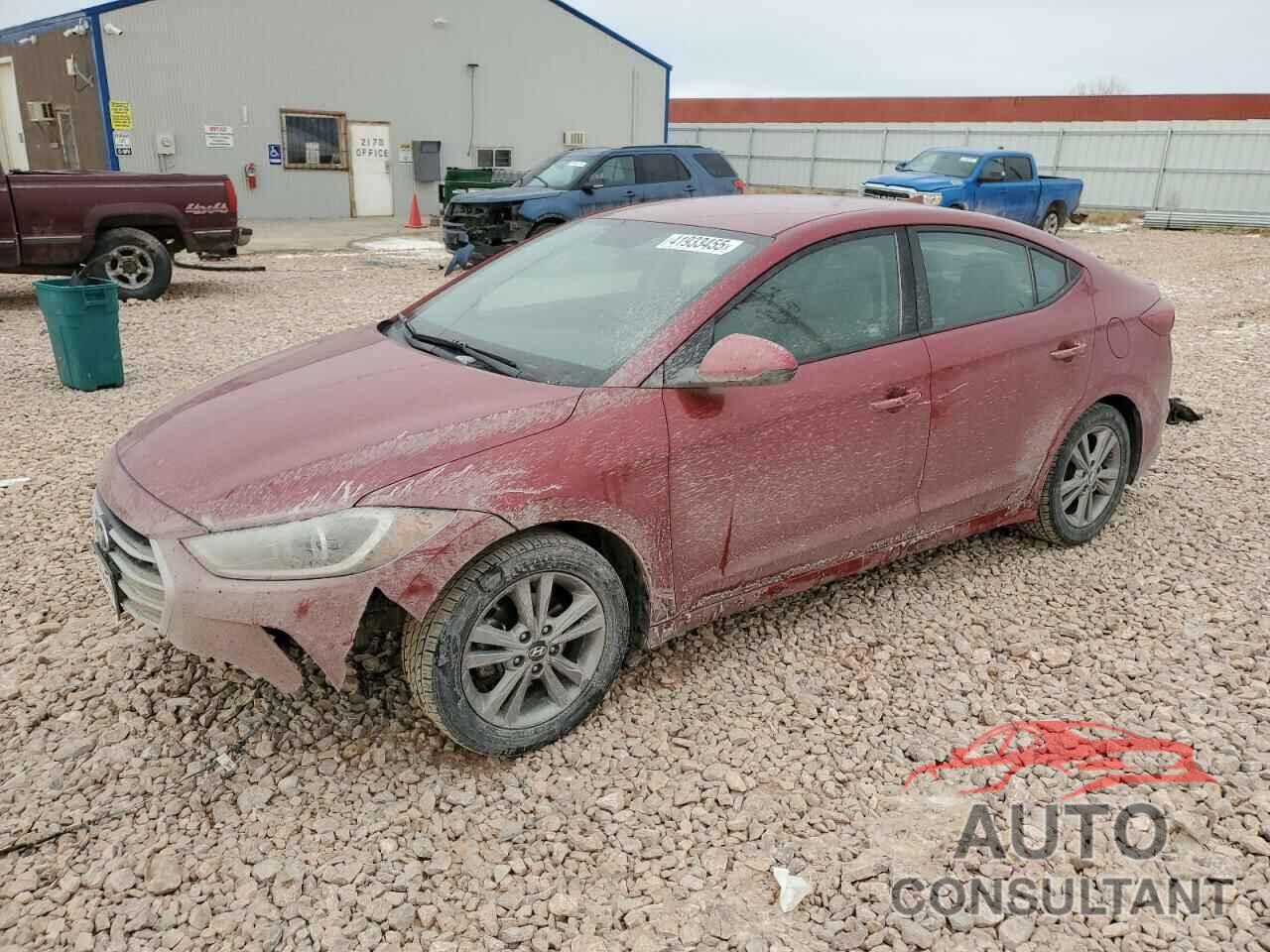 HYUNDAI ELANTRA 2017 - KMHD84LF5HU211843