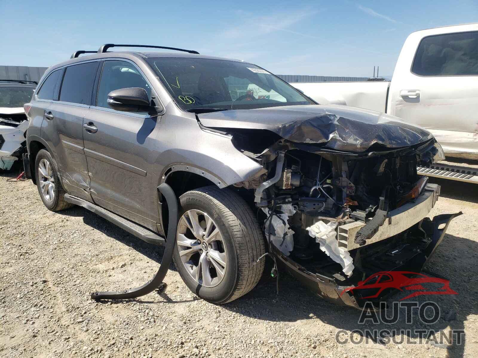 TOYOTA HIGHLANDER 2016 - 5TDZKRFH9GS178631