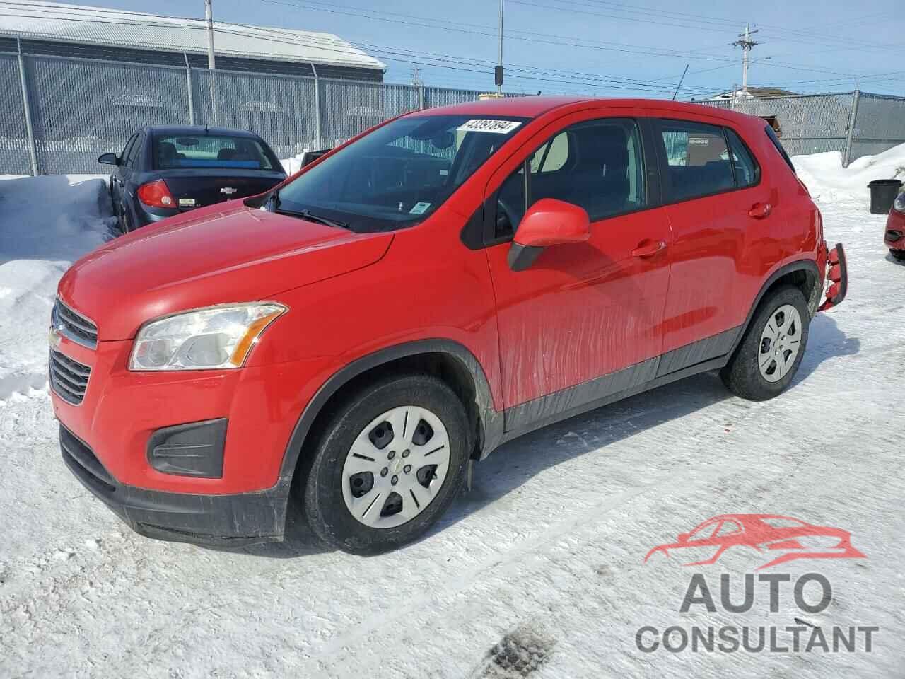 CHEVROLET TRAX 2016 - 3GNCJKSBXGL148942