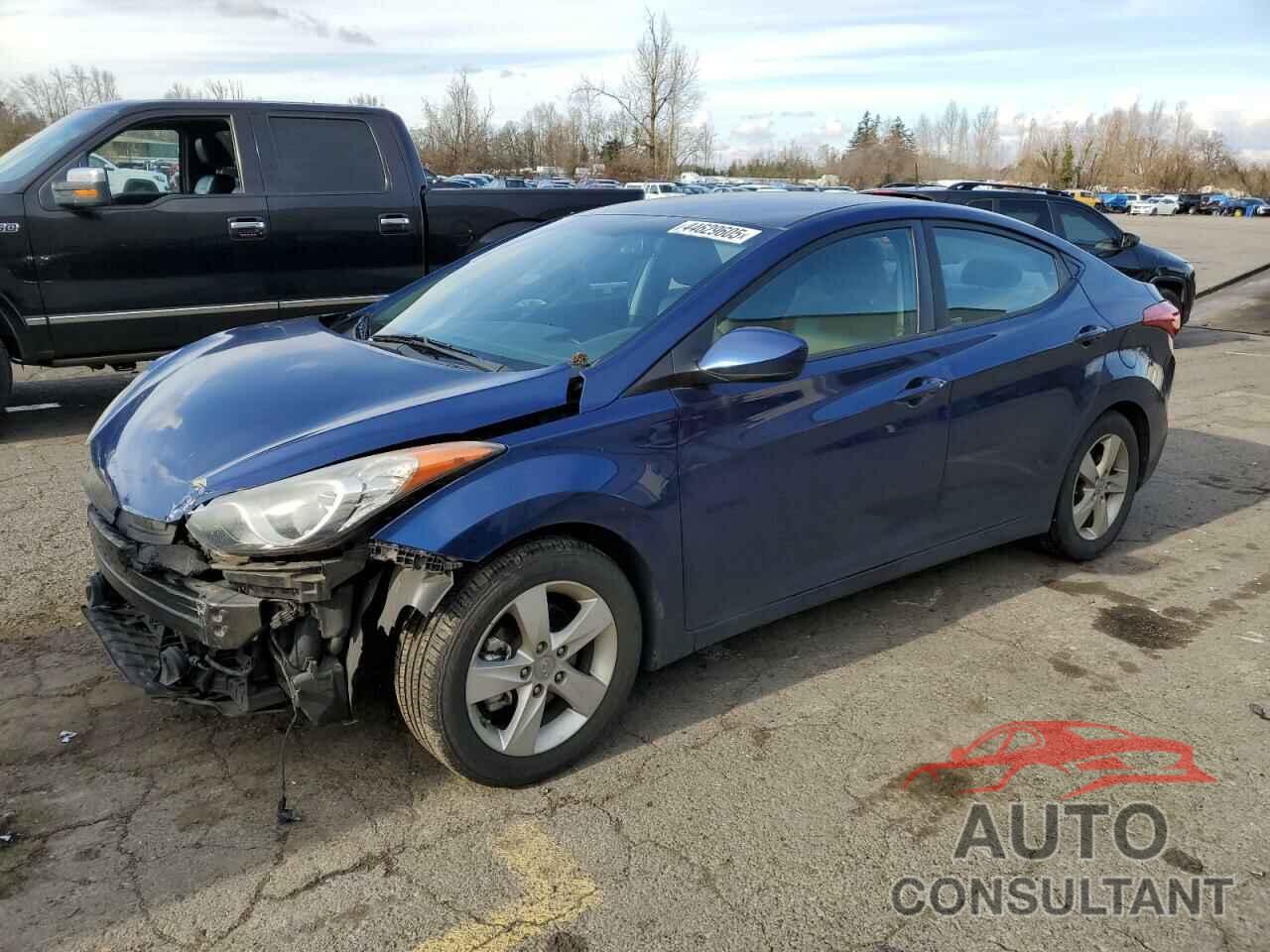 HYUNDAI ELANTRA 2013 - KMHDH4AE8DU492136