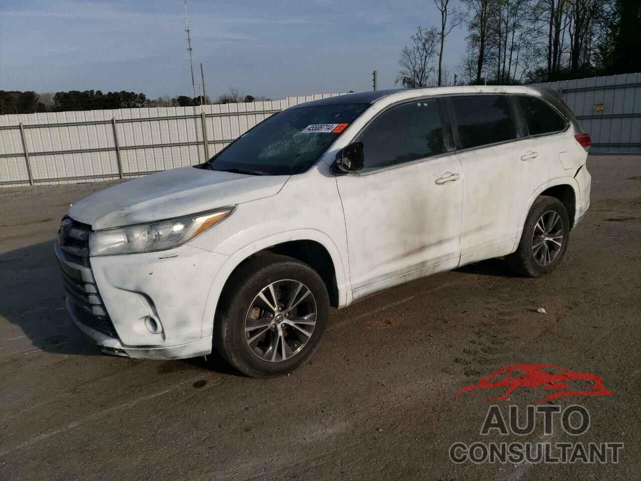 TOYOTA HIGHLANDER 2019 - 5TDZARFH5KS048986