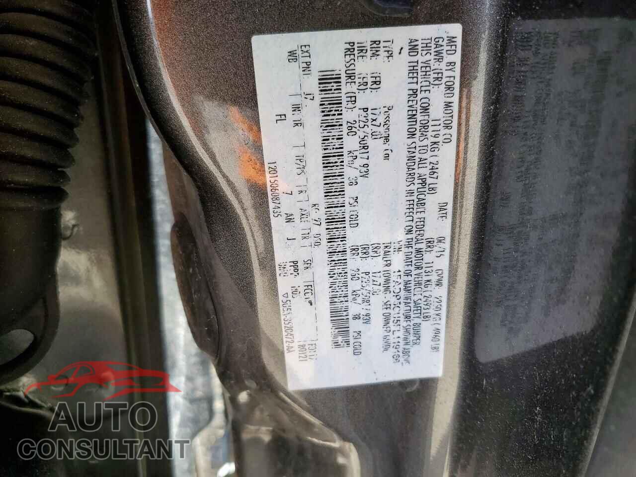 FORD CMAX 2015 - 1FADP5CU5FL119166