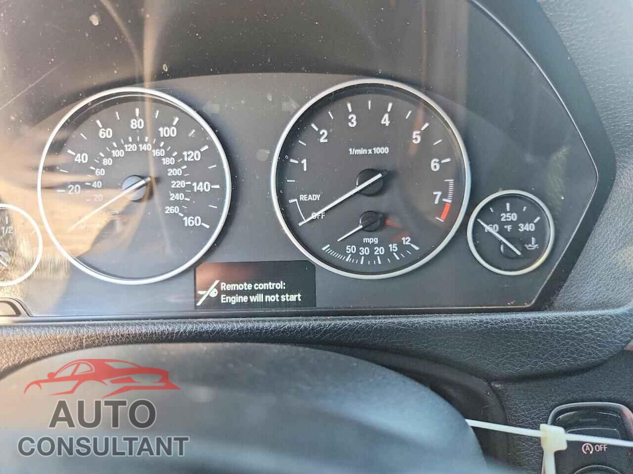 BMW 3 SERIES 2013 - WBA3B5C55DF597612