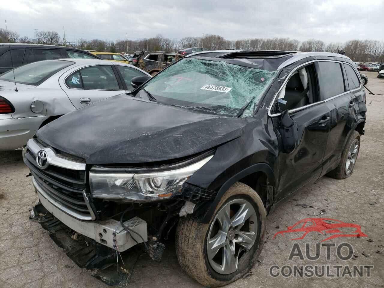 TOYOTA HIGHLANDER 2015 - 5TDDKRFH3FS173269