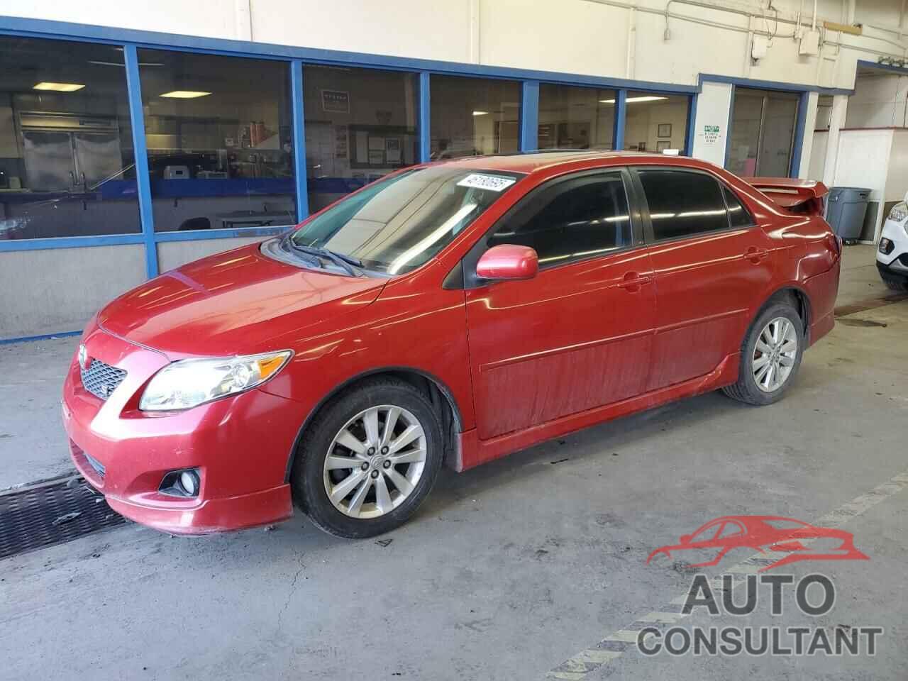 TOYOTA COROLLA 2009 - 1NXBU40E79Z094184