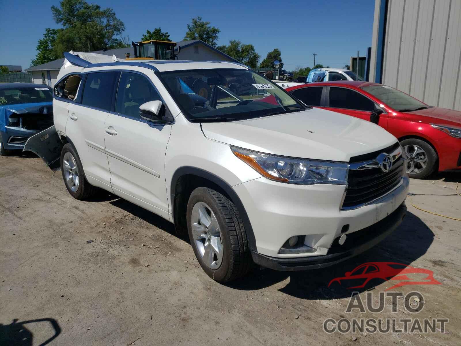 TOYOTA HIGHLANDER 2016 - 5TDDKRFH1GS350807