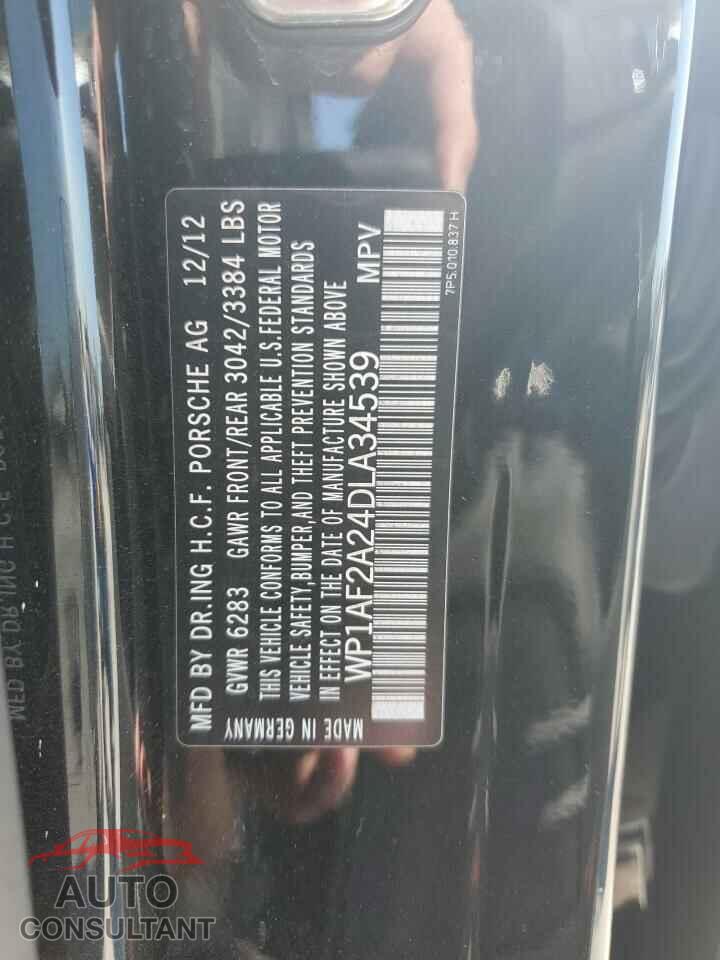 PORSCHE CAYENNE 2013 - WP1AF2A24DLA34539