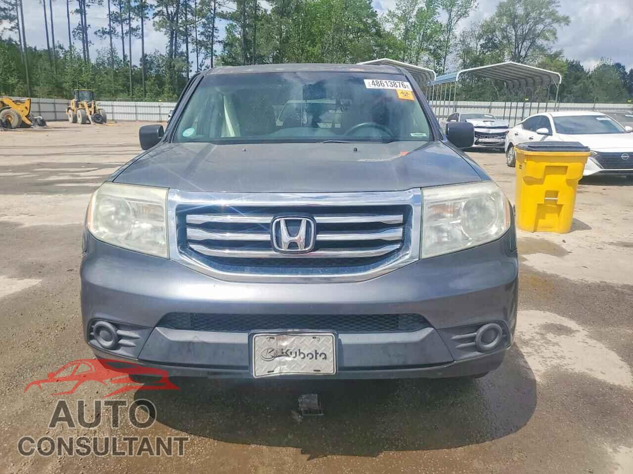 HONDA PILOT 2013 - 5FNYF3H25DB006442