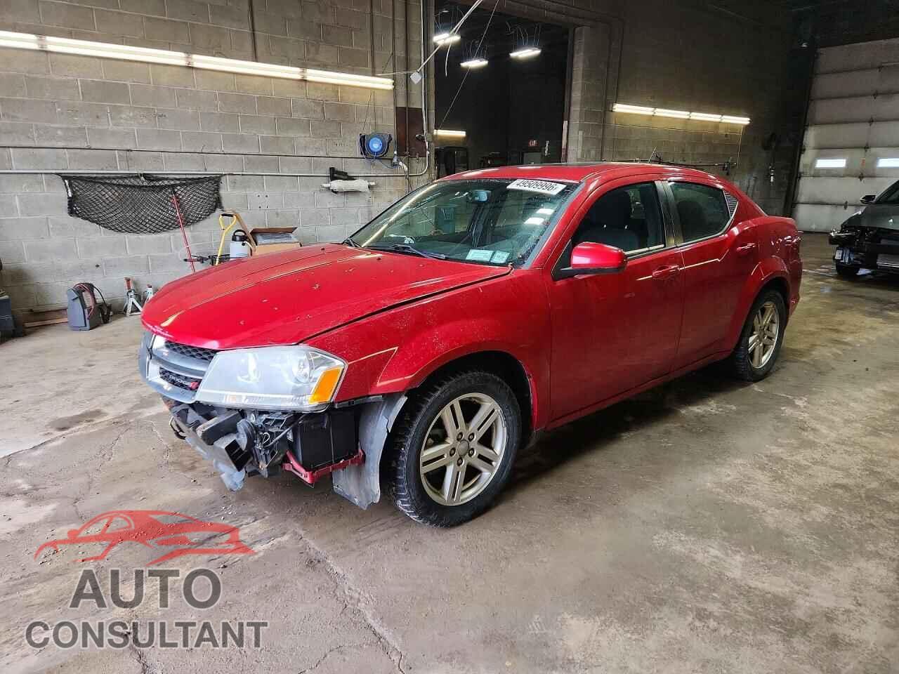 DODGE AVENGER 2012 - 1C3CDZCB6CN286998
