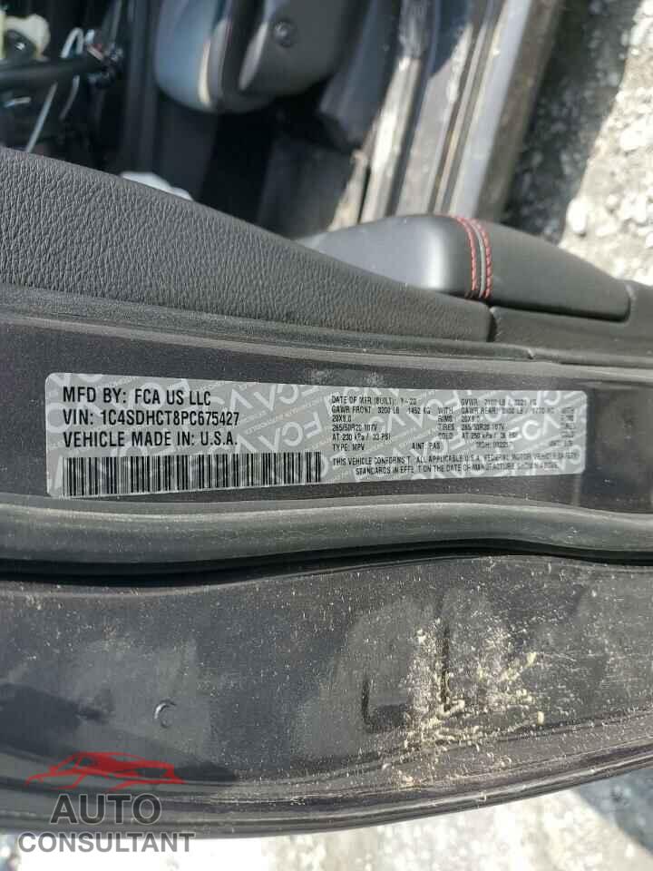 DODGE DURANGO 2023 - 1C4SDHCT8PC675427