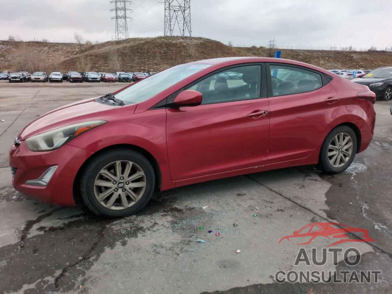 HYUNDAI ELANTRA 2014 - KMHDH4AEXEU160894