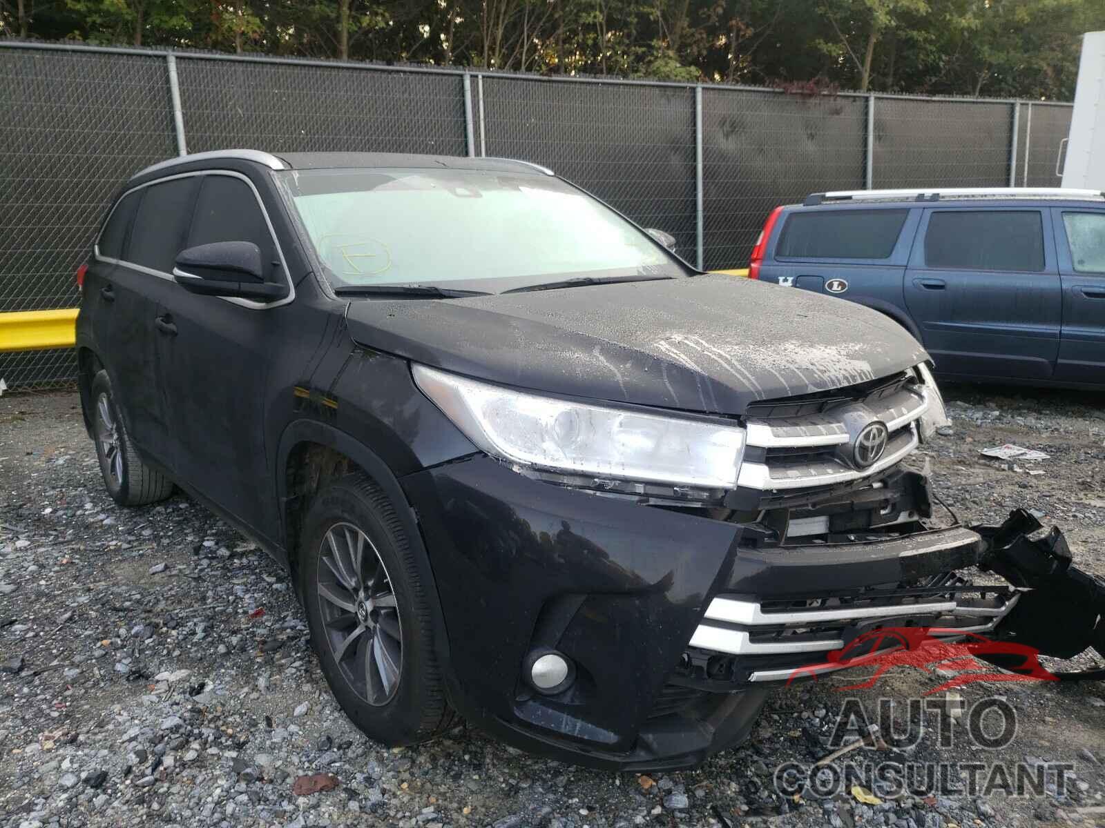 TOYOTA HIGHLANDER 2019 - 5TDJZRFH5KS616594
