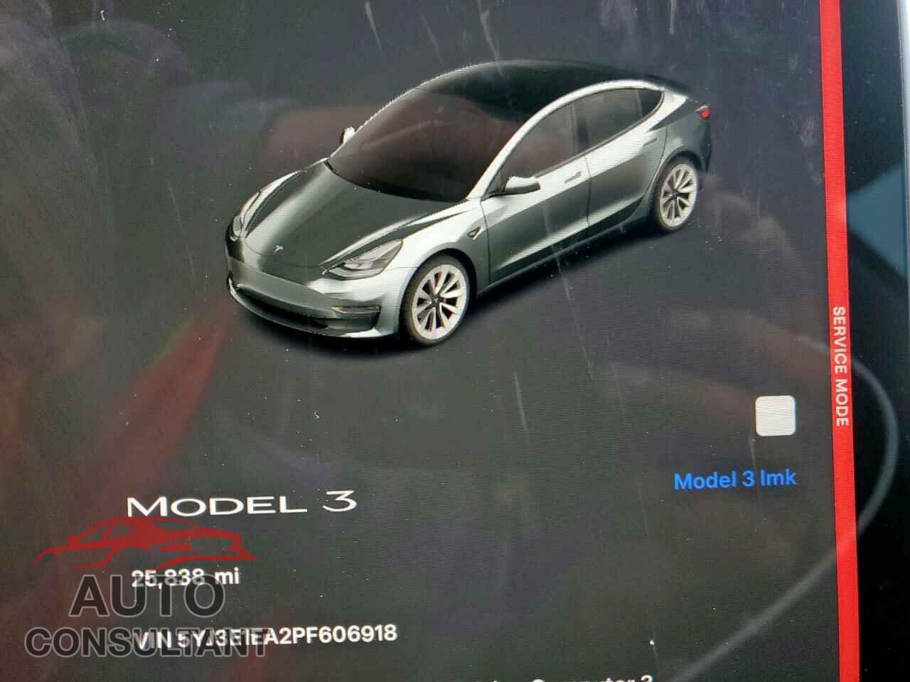 TESLA MODEL 3 2023 - 5YJ3E1EA2PF606918