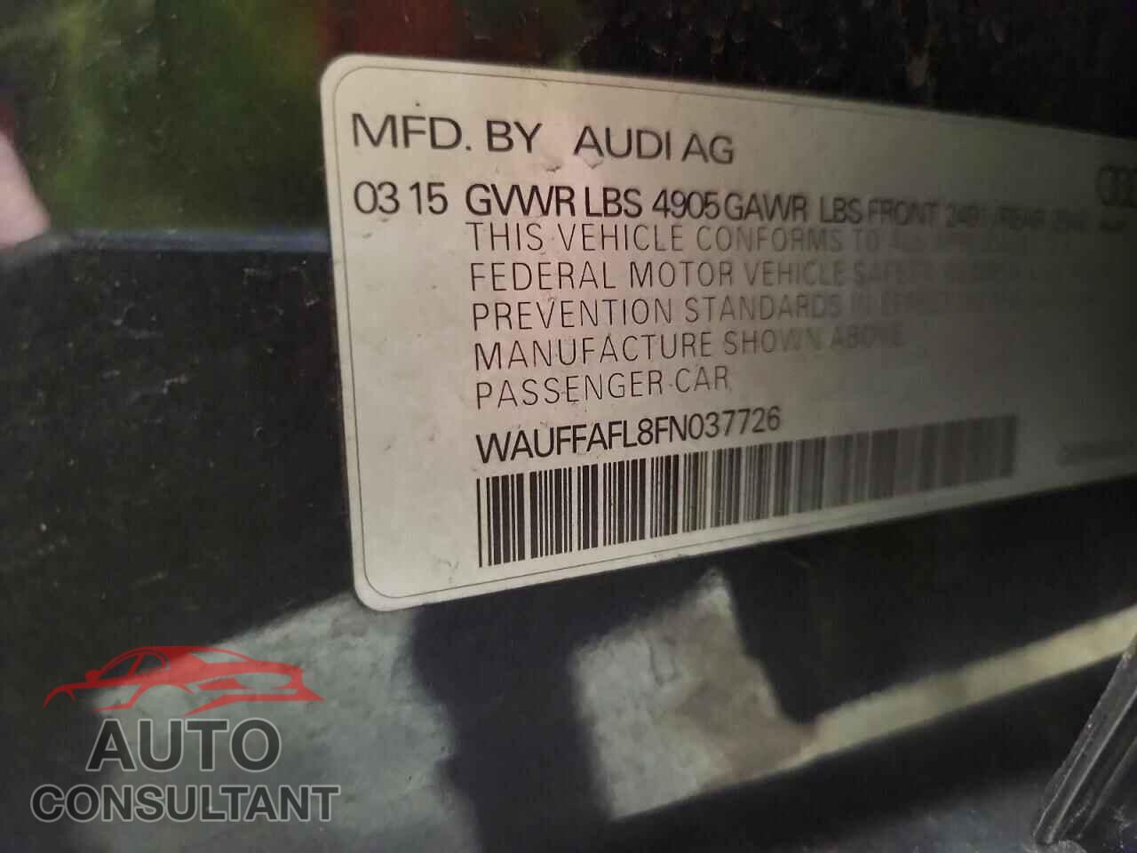 AUDI A4 2015 - WAUFFAFL8FN037726
