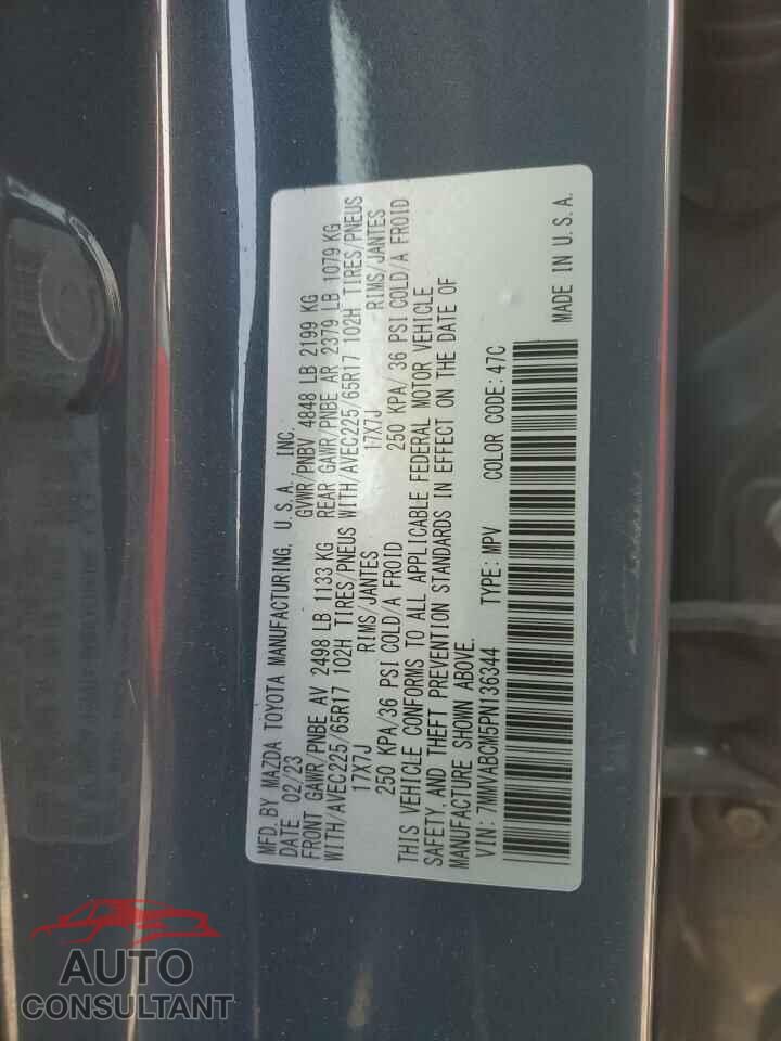 MAZDA CX-50 PREF 2023 - 7MMVABCM5PN136344