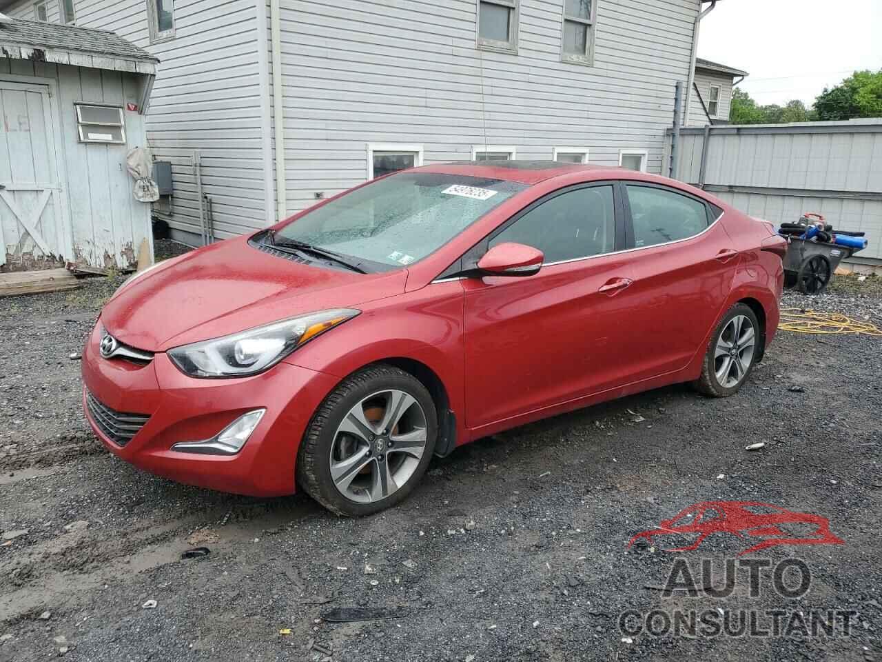 HYUNDAI ELANTRA 2014 - KMHDH4AH1EU204386