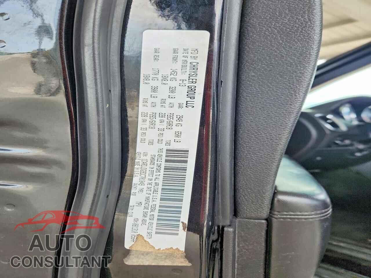 DODGE DURANGO 2013 - 1C4RDJDG9DC701049