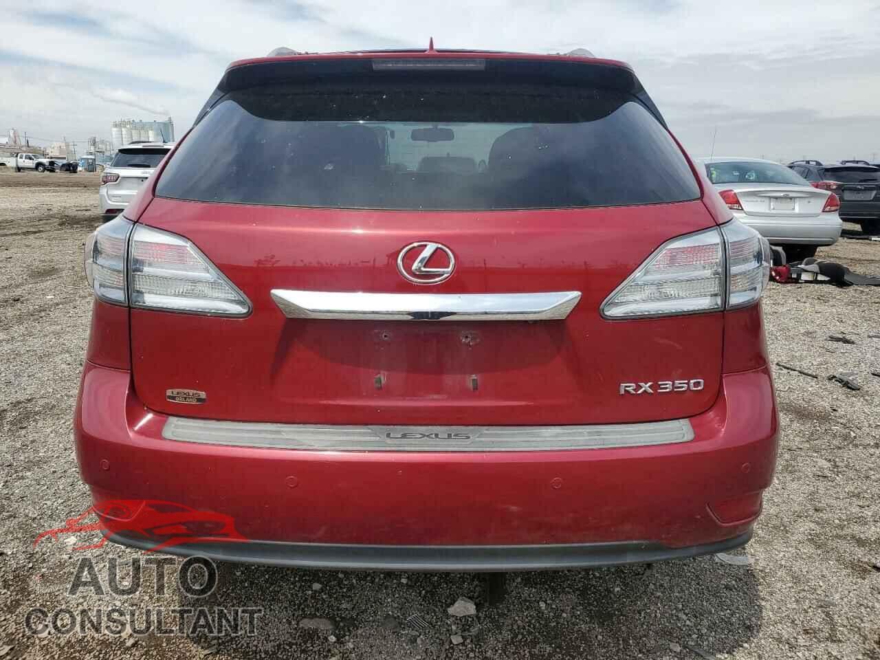 LEXUS RX350 2011 - 2T2BK1BA3BC096841