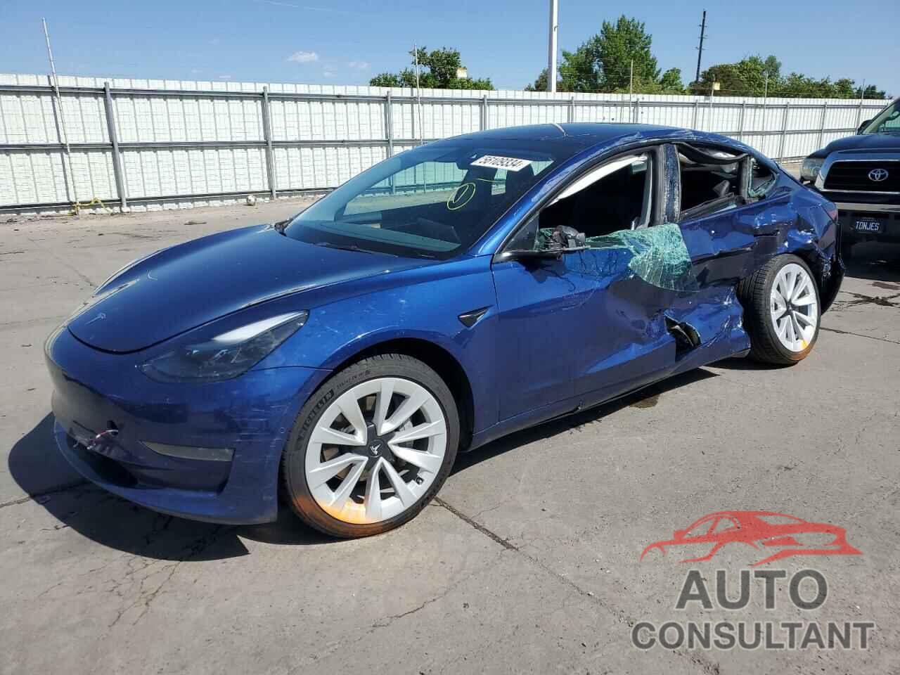 TESLA MODEL 3 2022 - 5YJ3E1EB8NF177788