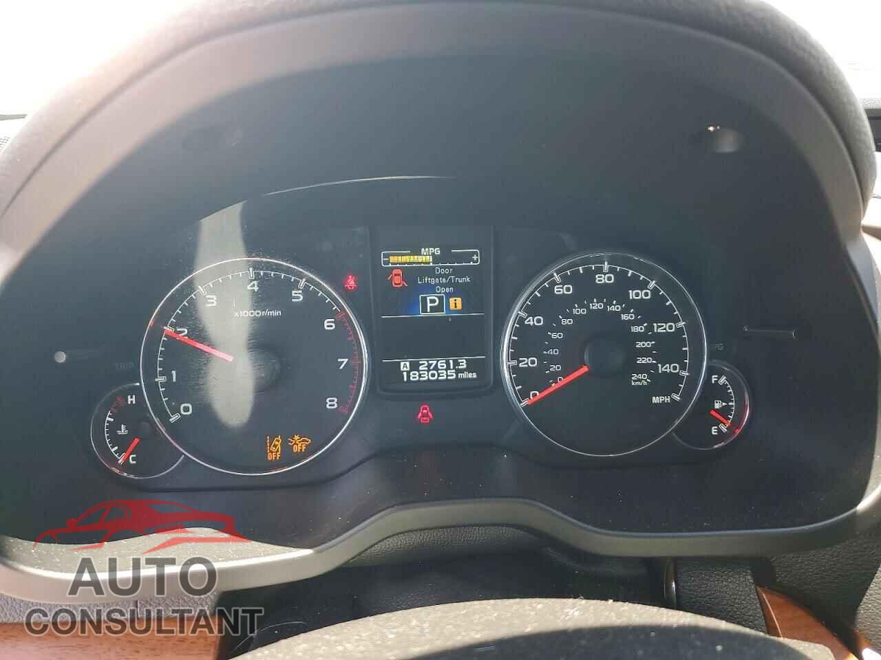 SUBARU OUTBACK 2013 - 4S4BRBPC7D3237837