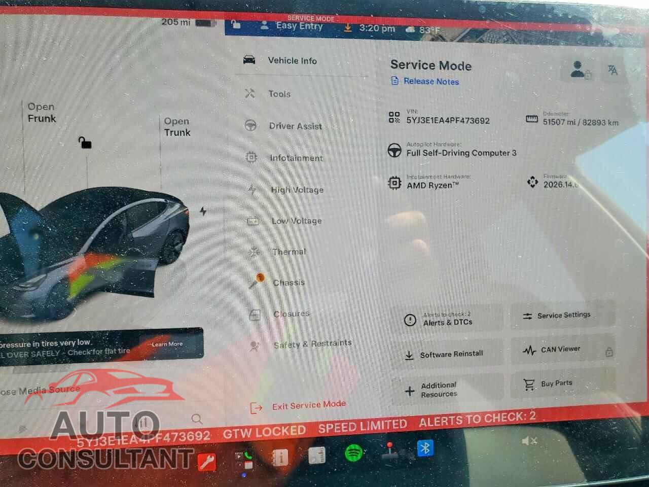 TESLA MODEL 3 2023 - 5YJ3E1EA4PF473692