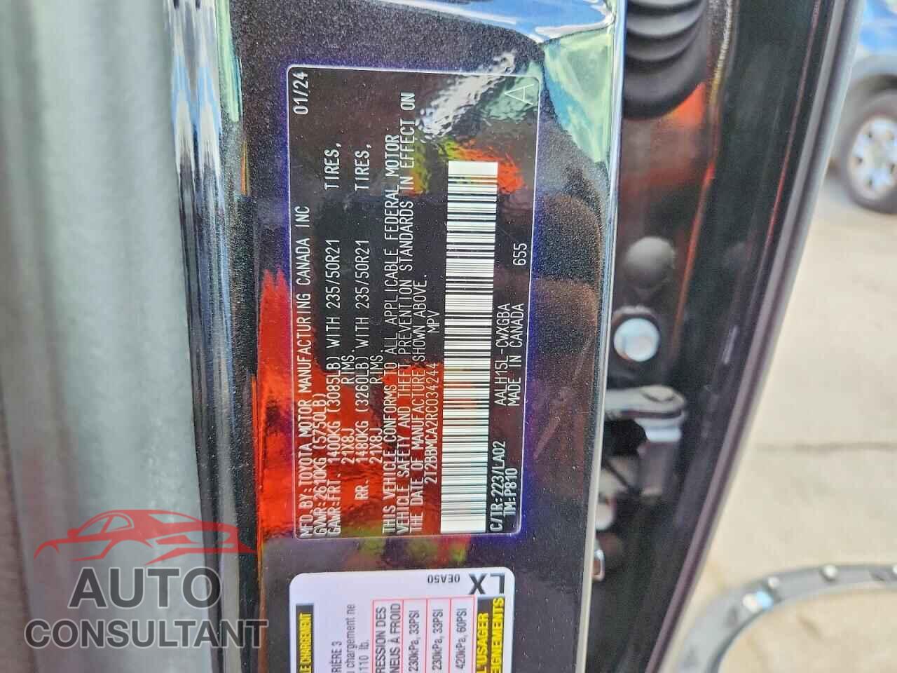 LEXUS UNKNOWN 2024 - 2T2BBMCA2RC034244