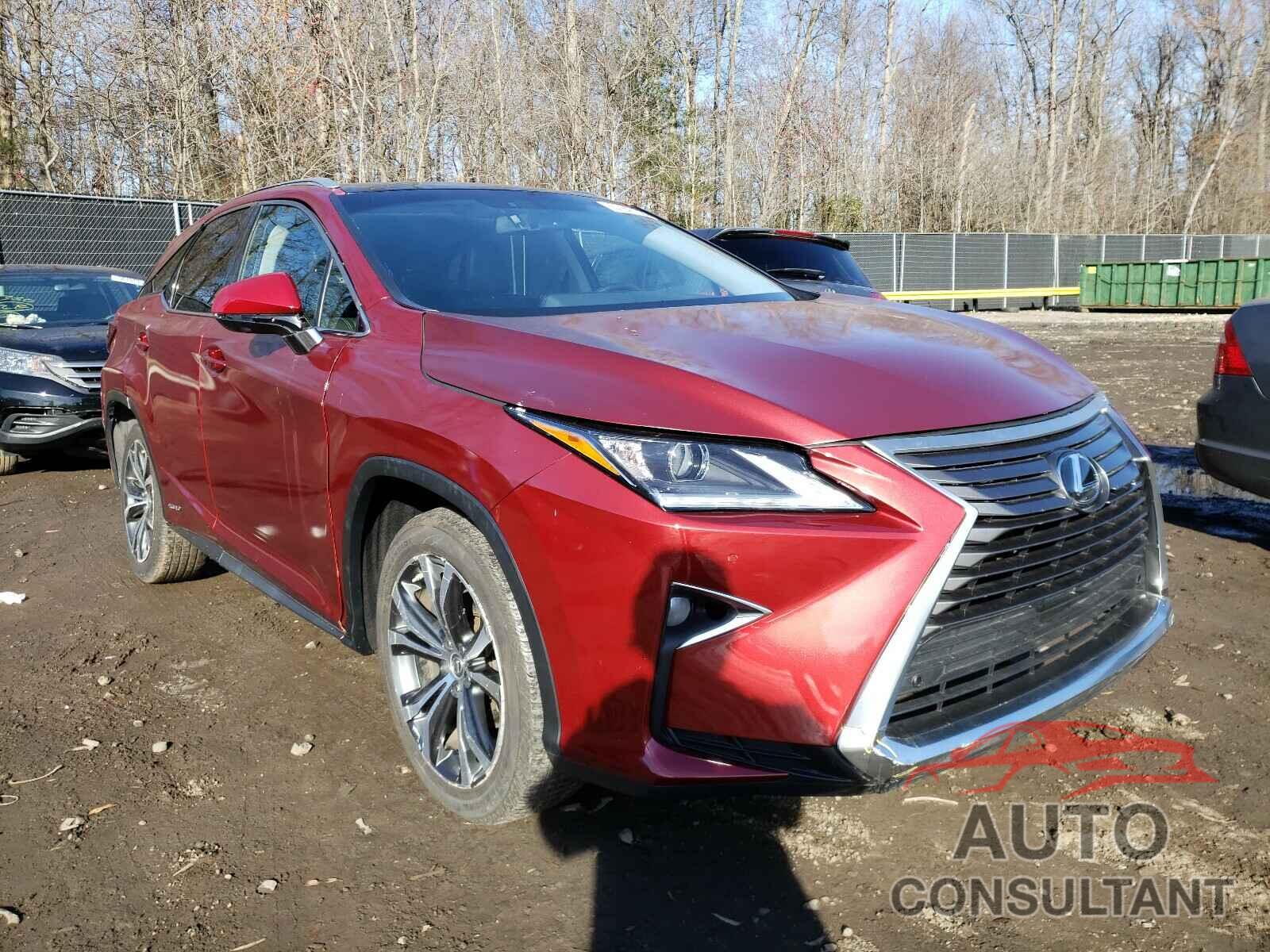 LEXUS RX 450H BA 2017 - 2T2BGMCA6HC017382