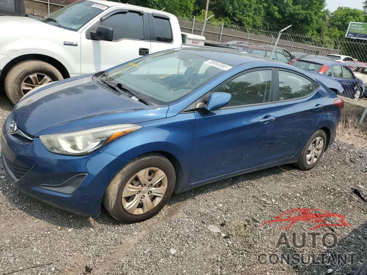 HYUNDAI ELANTRA 2016 - KMHDH4AE5GU525355