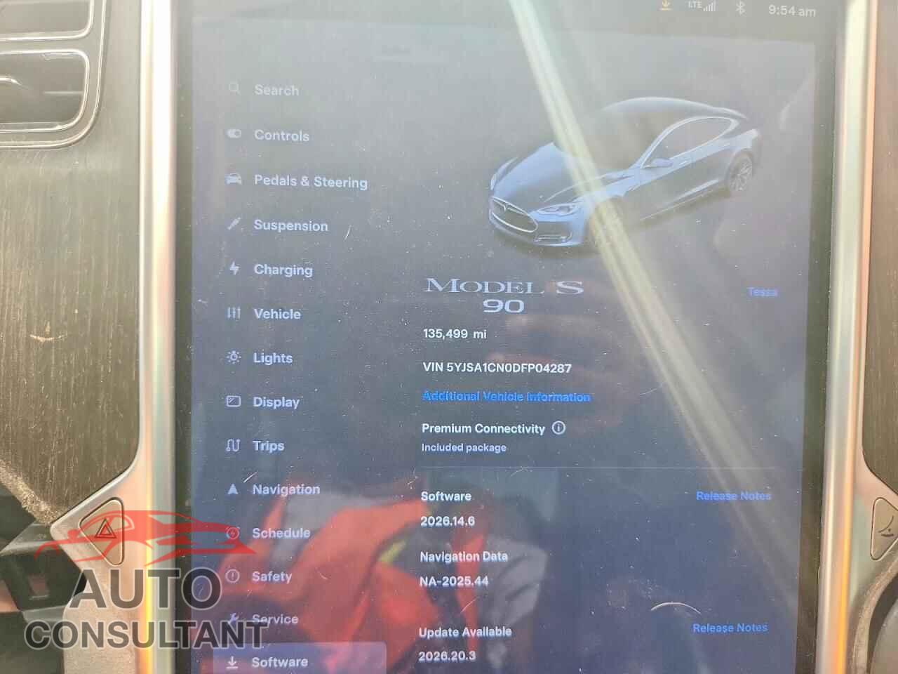 TESLA MODEL S 2013 - 5YJSA1CN0DFP04287