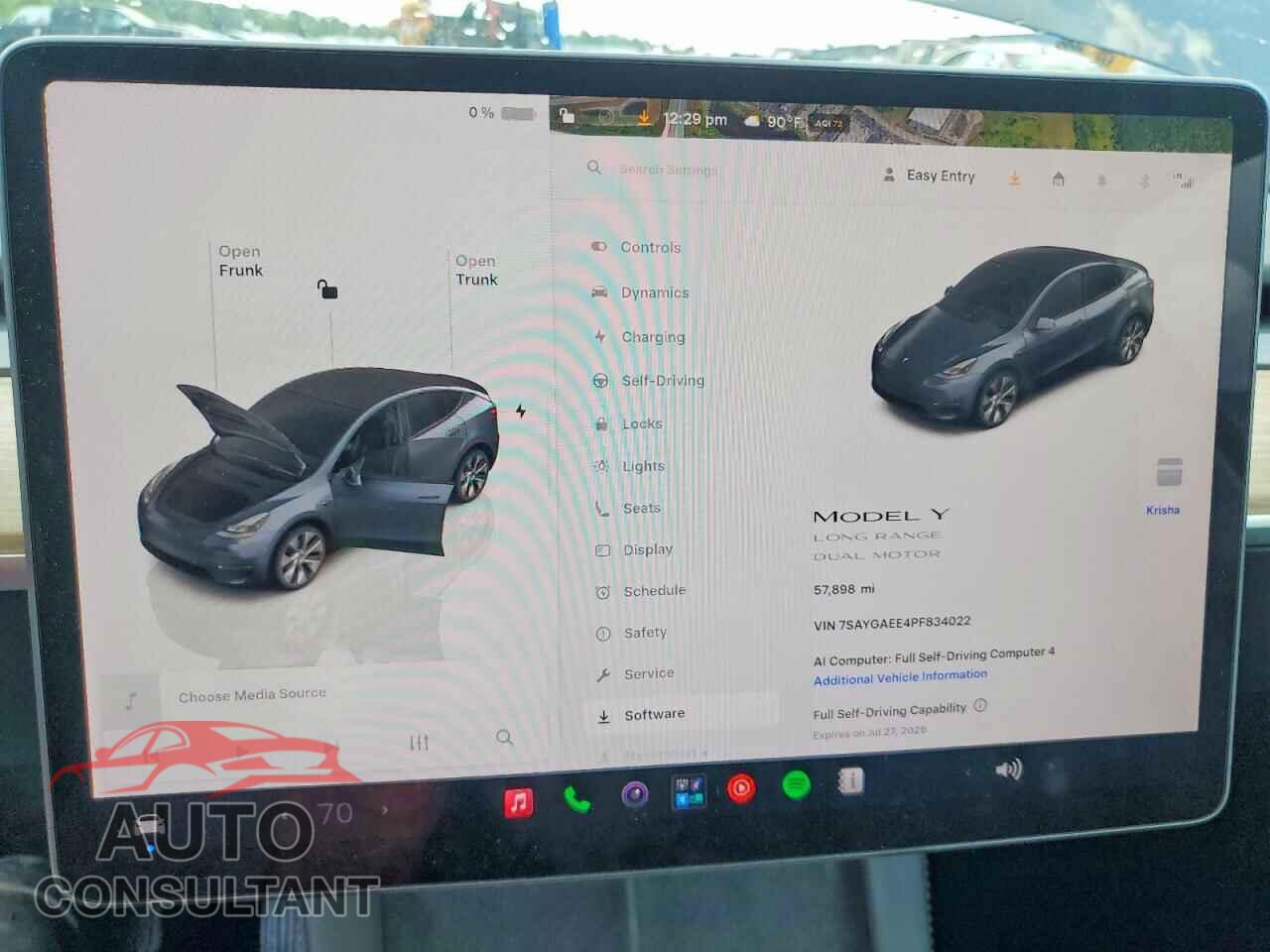 TESLA MODEL Y 2023 - 7SAYGAEE4PF834022
