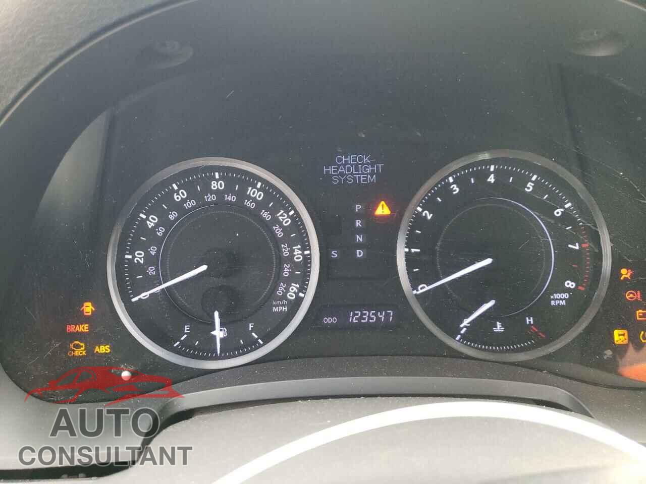 LEXUS IS 2012 - JTHFF2C20C2521700