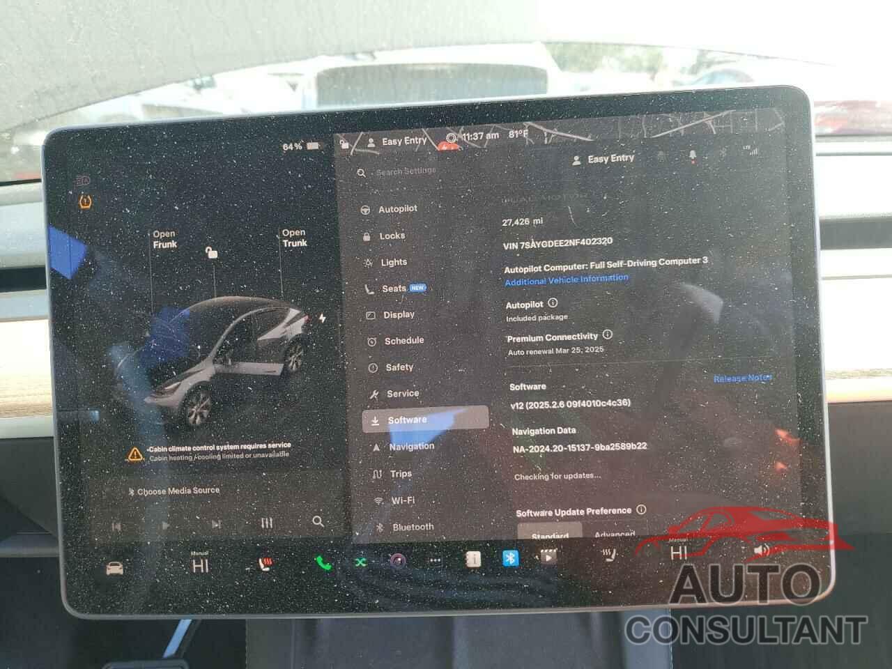 TESLA MODEL Y 2022 - 7SAYGDEE2NF402320