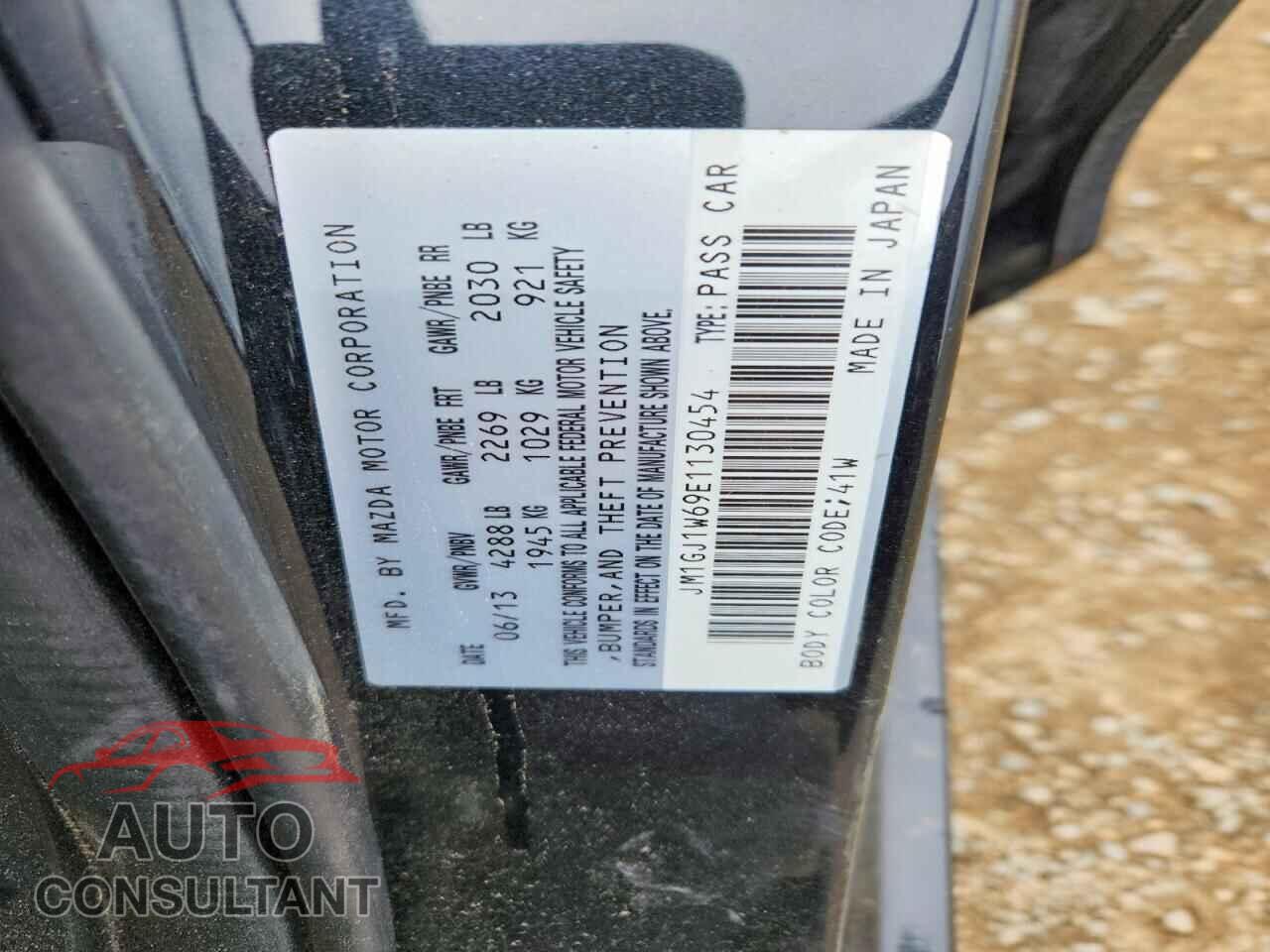 MAZDA 6 2014 - JM1GJ1W69E1130454