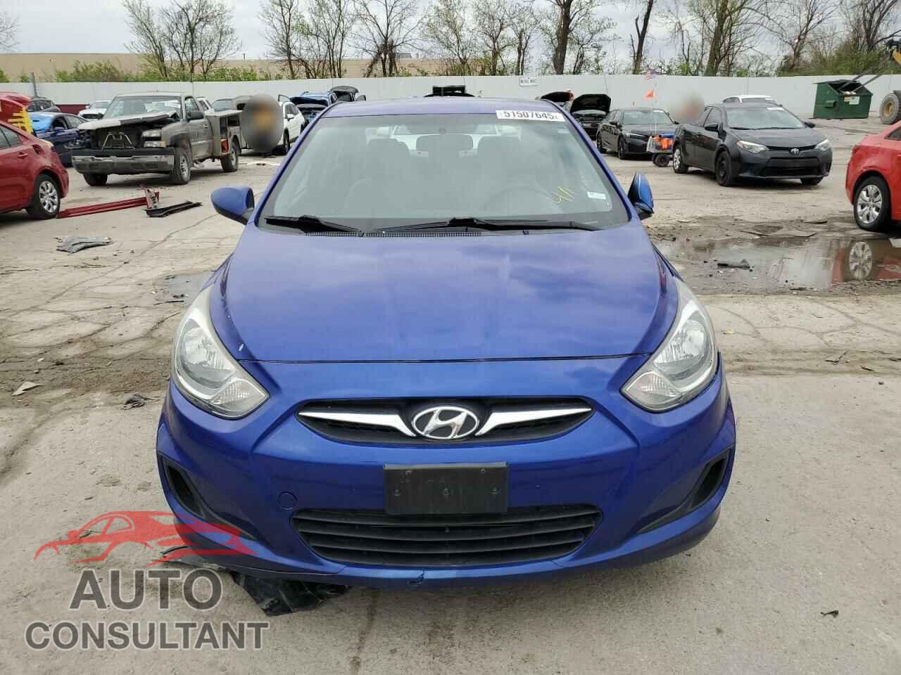 HYUNDAI ACCENT 2012 - KMHCT4AE9CU042665