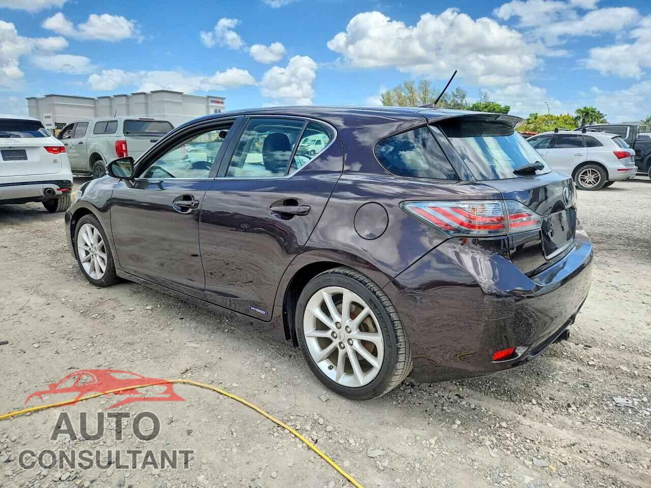 LEXUS CT 200 2011 - JTHKD5BH3B2014865