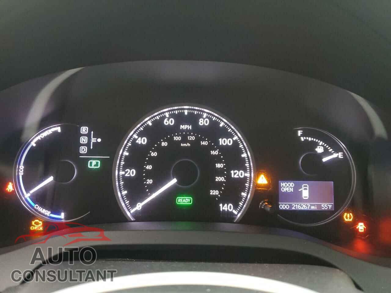 LEXUS CT 200 2012 - JTHKD5BH9C2098529