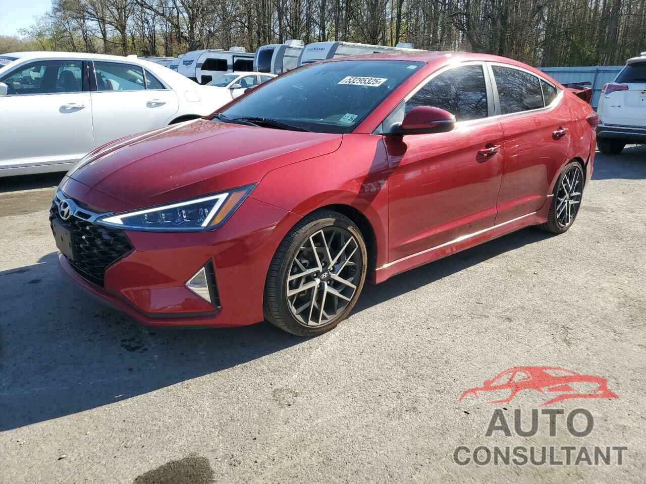 HYUNDAI ELANTRA 2020 - KMHD04LB0LU070886