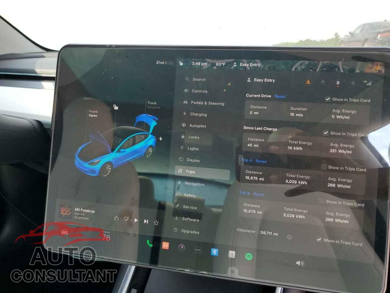 TESLA MODEL 3 2020 - 5YJ3E1EA4LF635007