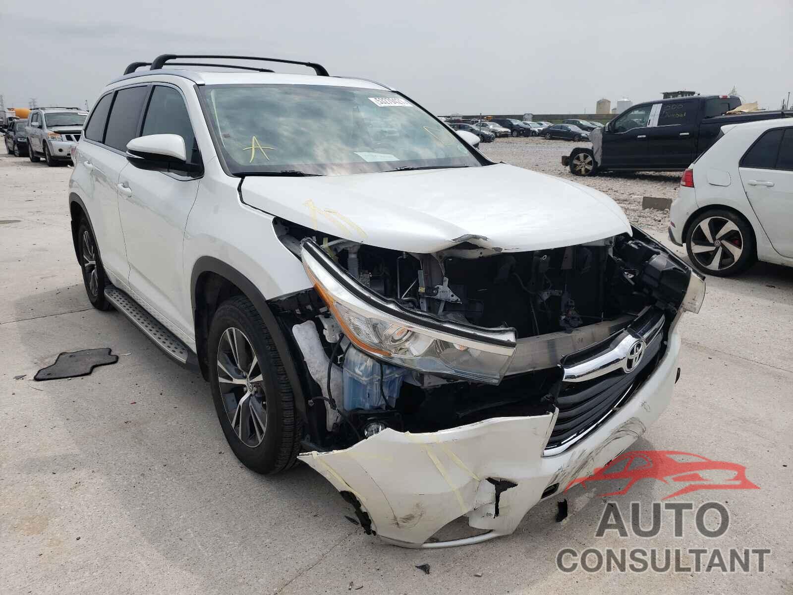 TOYOTA HIGHLANDER 2016 - 5TDKKRFH4GS186413