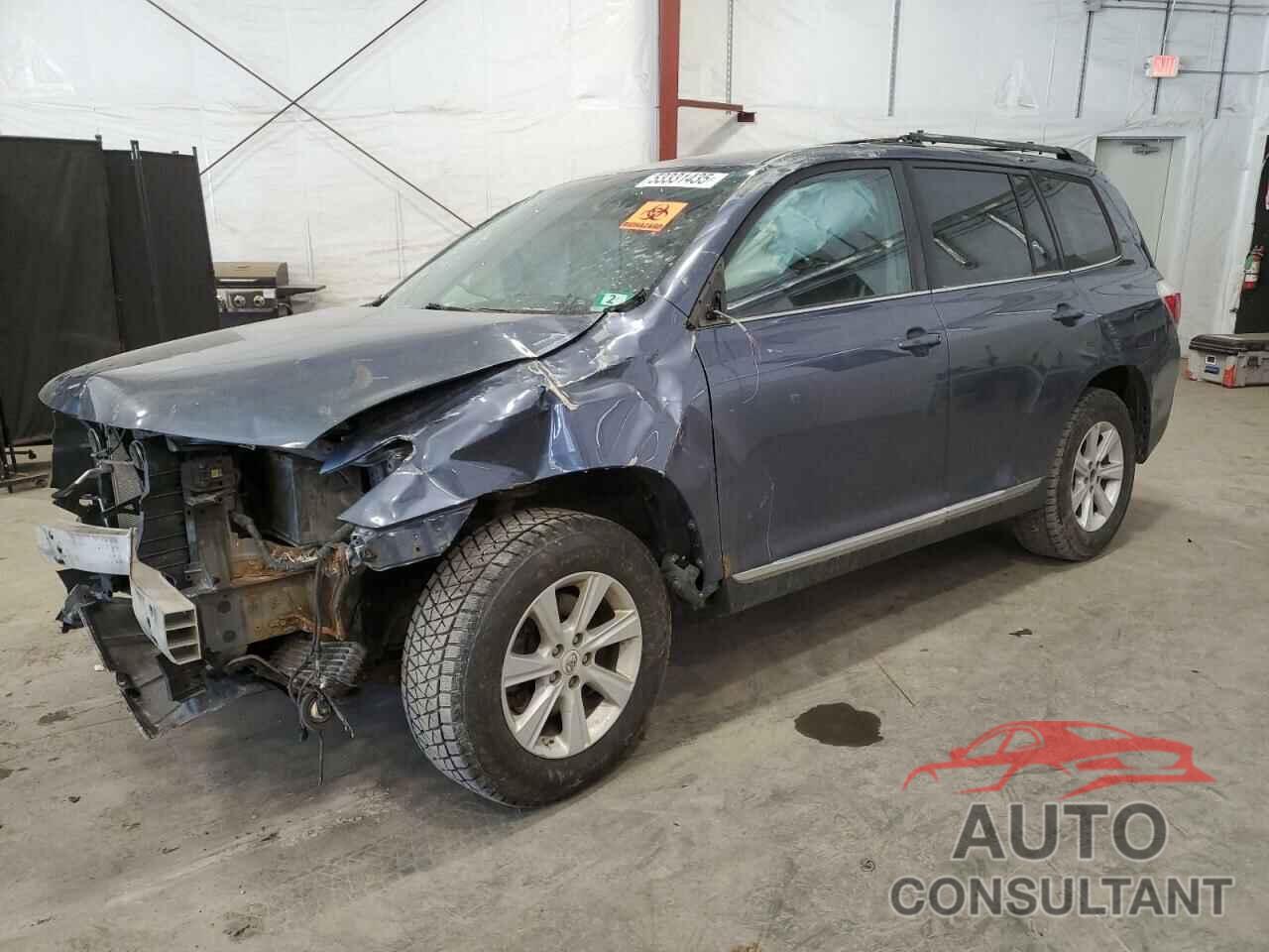 TOYOTA HIGHLANDER 2012 - 5TDBK3EH5CS135320